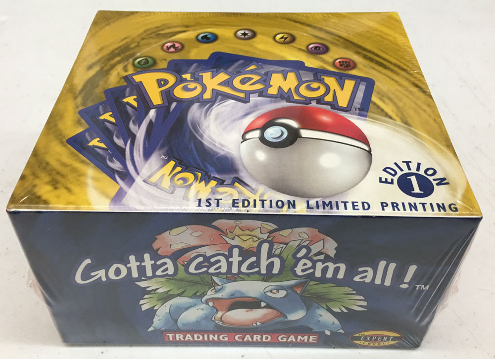 1st Edition Base Set Pokemon Card Box