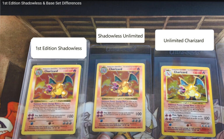 1st edition shadowless, Shadowless, and unlimited